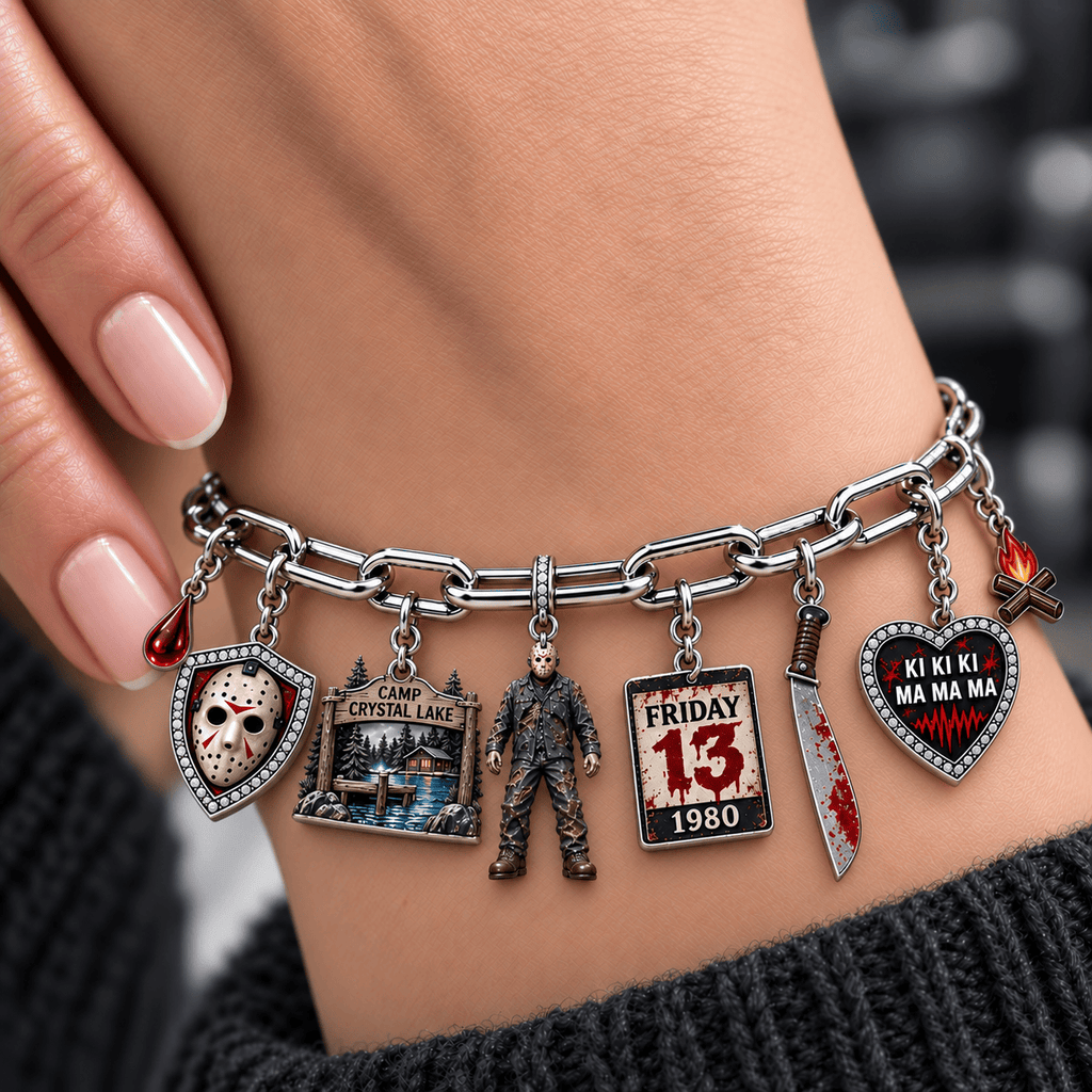 JVH Silver Charm Bracelet Set NTVA