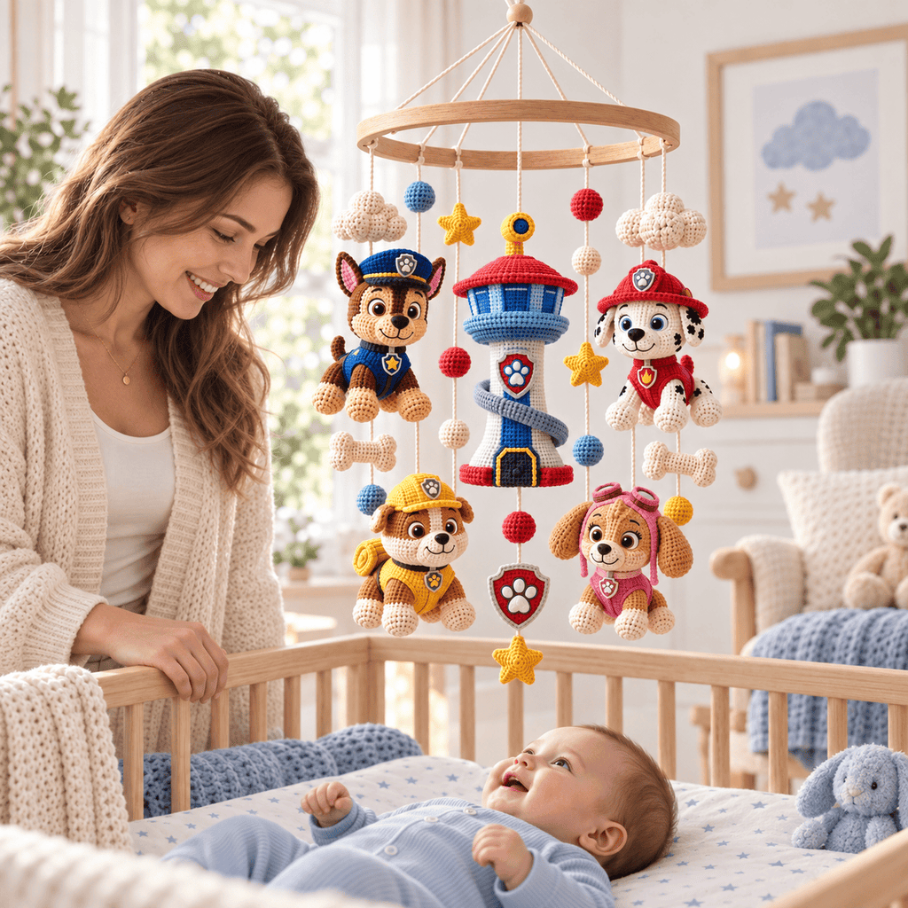 PAWP Baby Crib Mobile PNPA