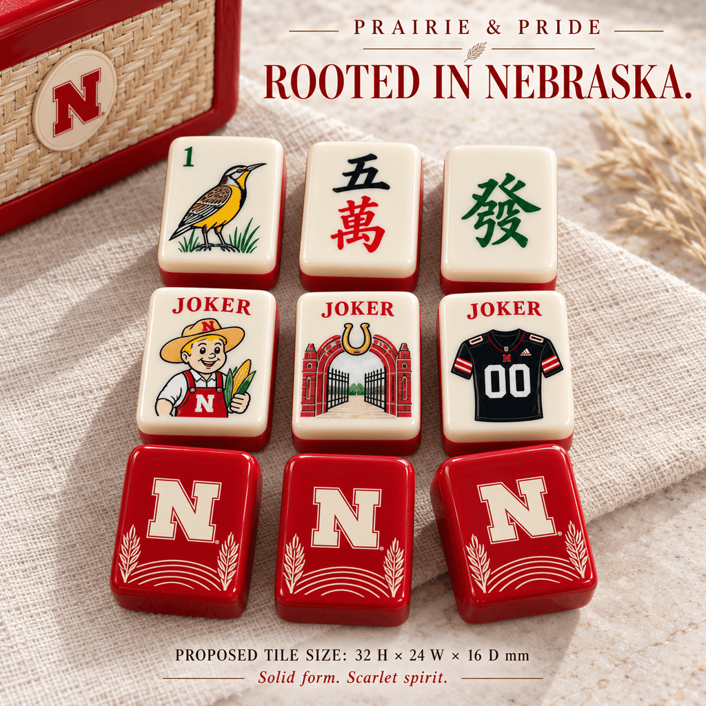 Premium NCH Mahjong Tiles Set TNSM