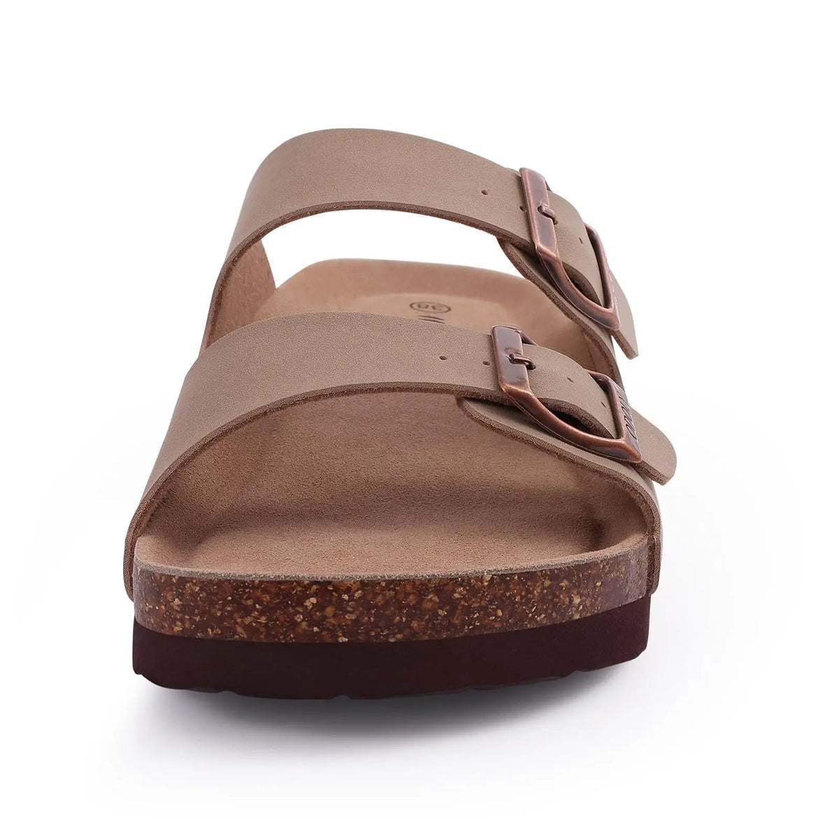 Litfun Women's Cork Footbed Slide Sandals Classic Summer Beach Slippers For Men Slip-on Cork Sandals With Adjustable Buckle 2024