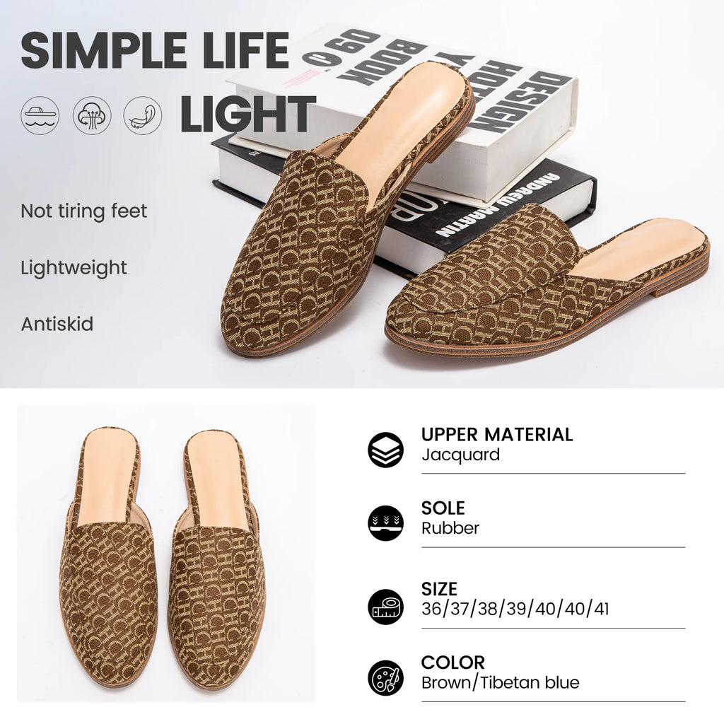 Delicate Print 2024 Summer New Cool Non-slip Women's Slippers Casual Versatile Sandals Fine Workmanship
